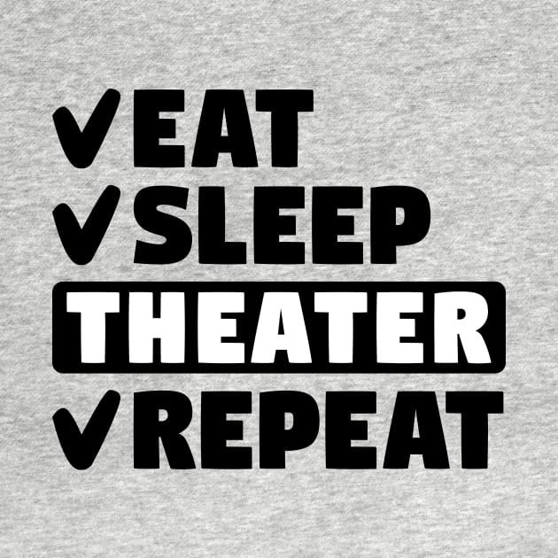 Eat, sleep, theater, repeat by colorsplash